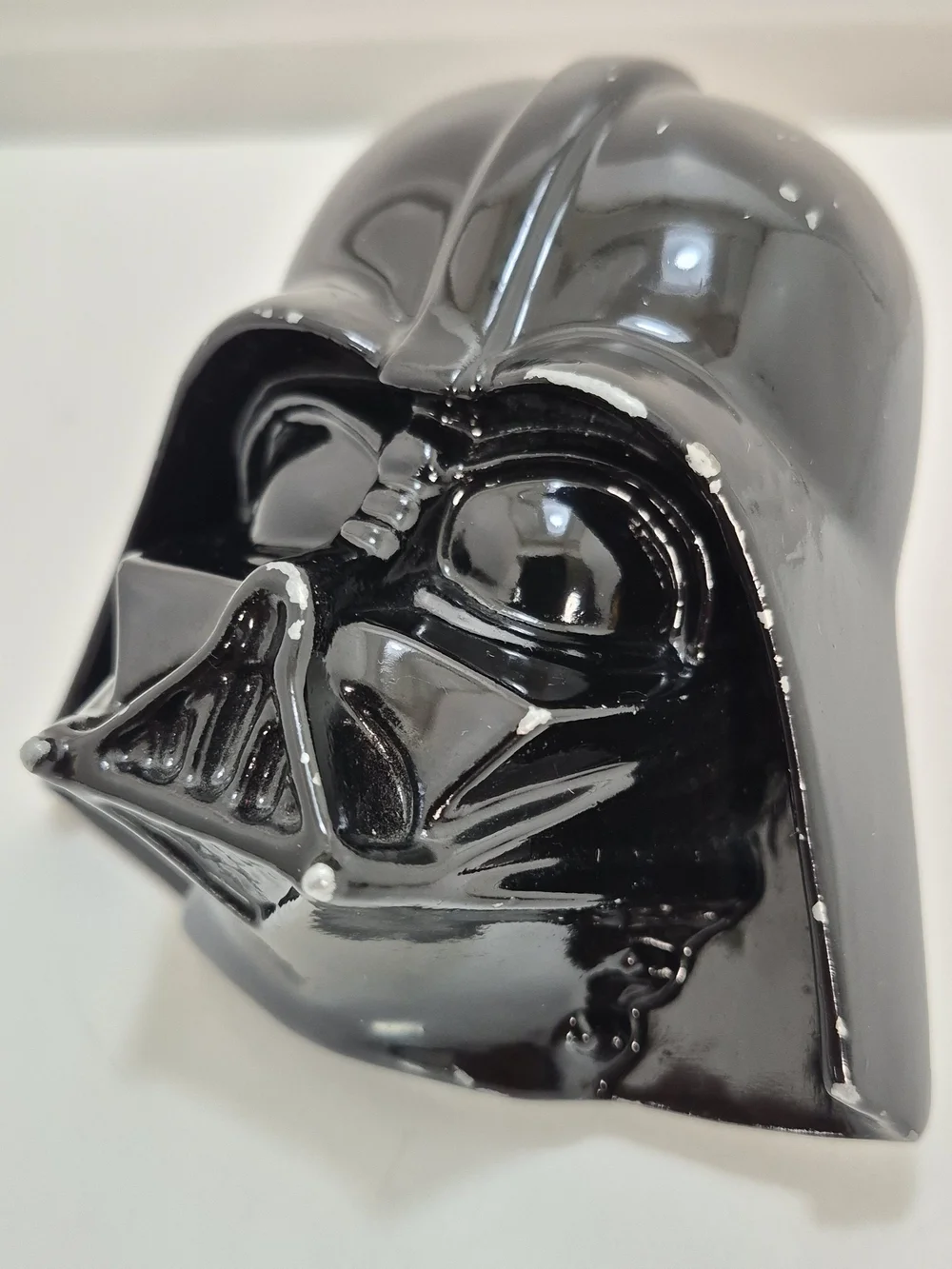 Glossy Black Helmet Belt Buckle